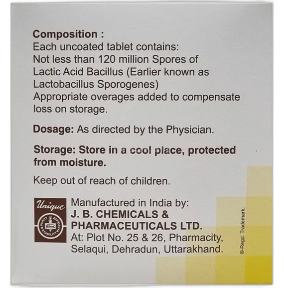 sporlac ds tablet 20's